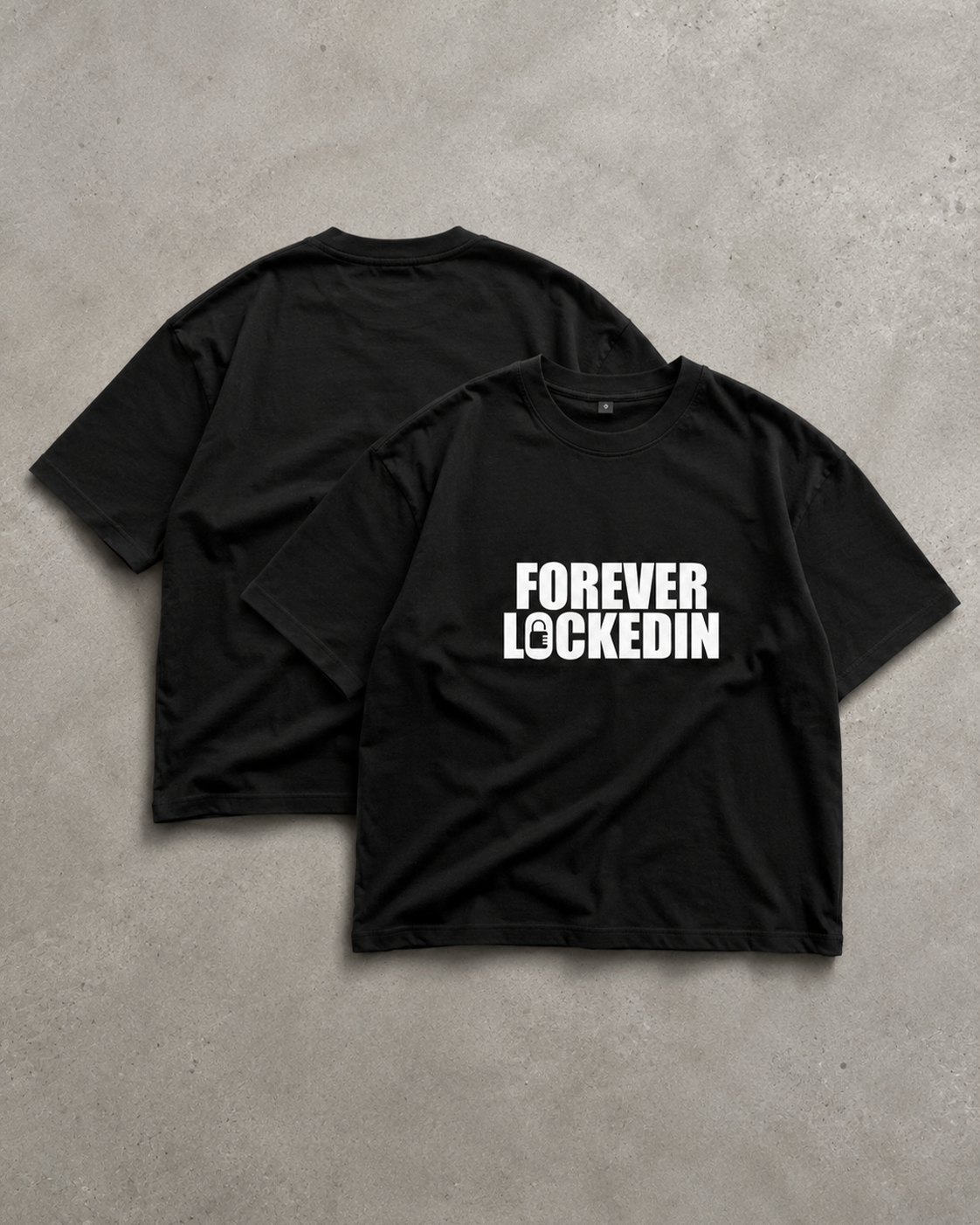 T-shirt Forever Lockedin